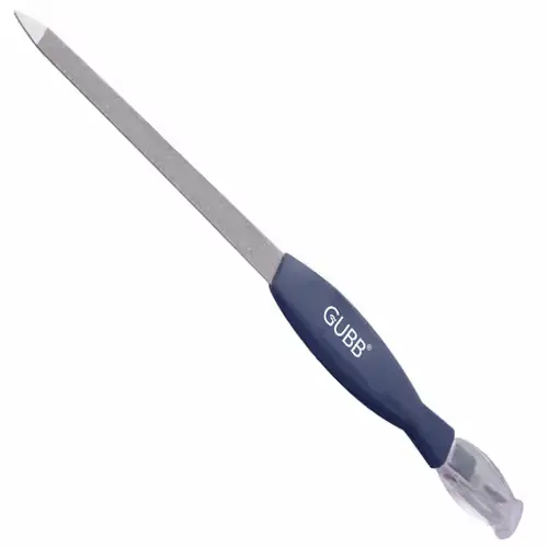Nail Filer - Metal Silver with Cuticle Remover