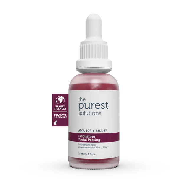 The Purest Solutions Exfoliating Facial Peeling Aha 10%+ Bha 2% 