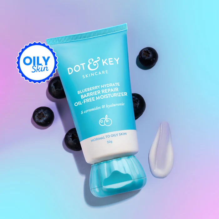 Dot & Key Barrier Repair Blueberry Moisturizer with Ceramide & Hyaluronic Acid