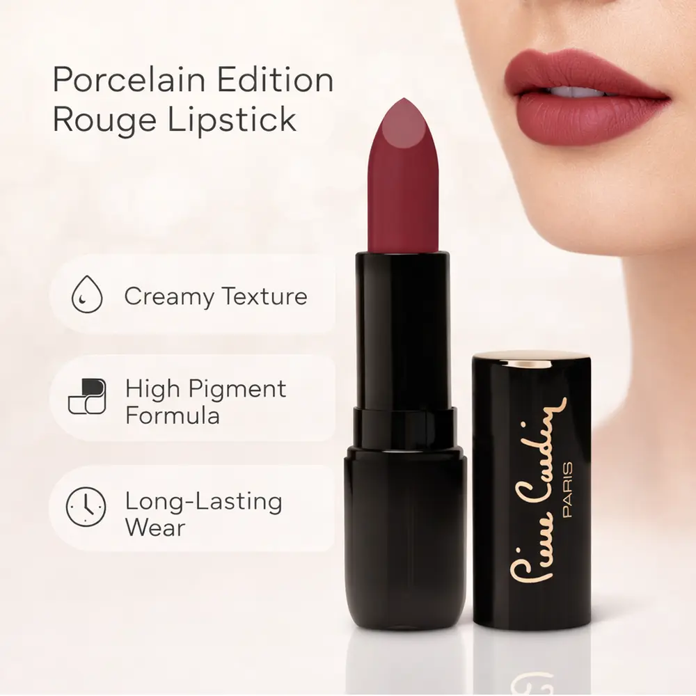 Pierre Cardin Porcelain Matte Edition Rouge Lipstick