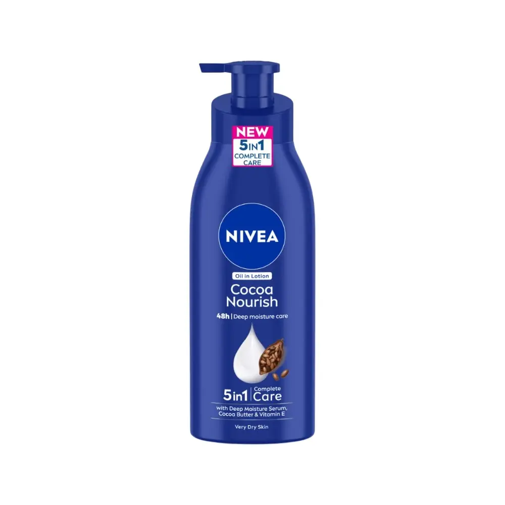 Nivea Body Lotion Cocoa Nourish 72H for Dry Skin