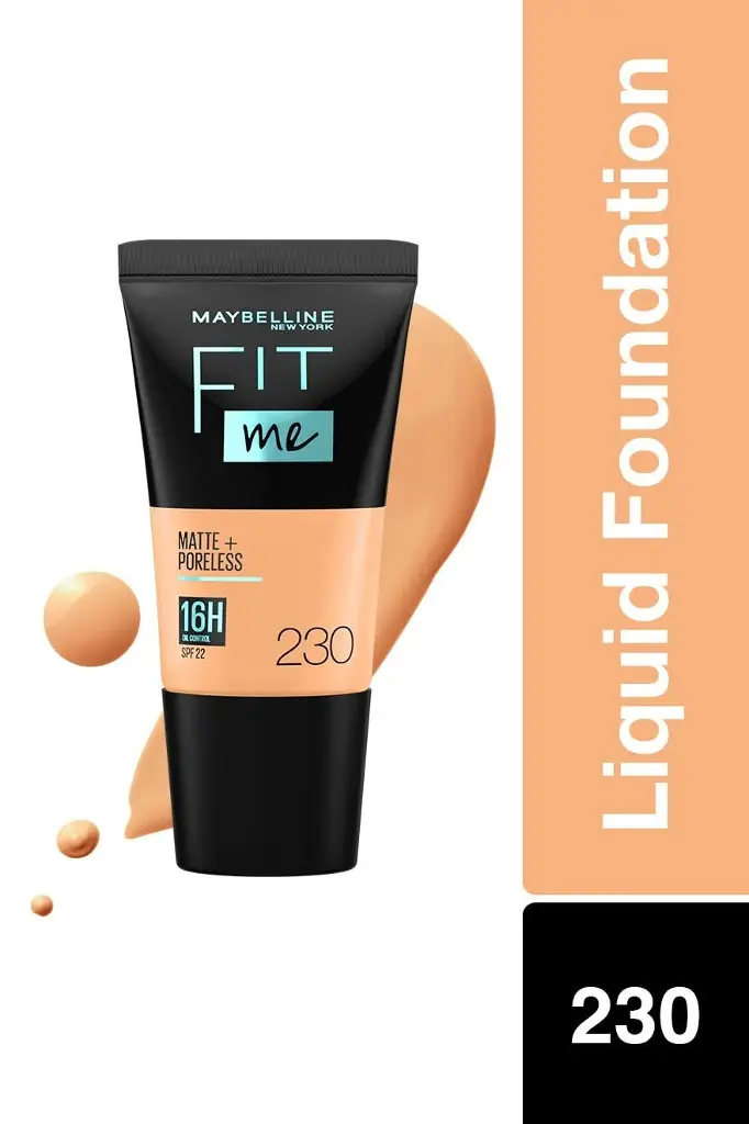 Maybelline Fit Me Matte+Poreless SPF 22Foundation Tube