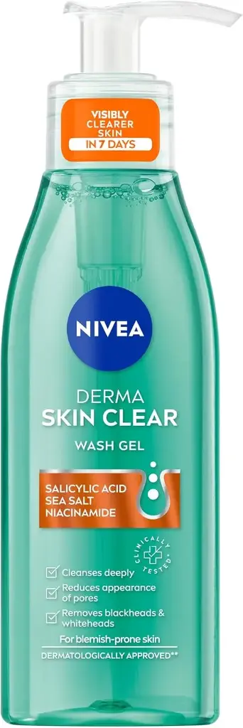 Nivea Derma Skin Face Wash Gel 