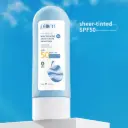 Plum Goodness 3% Rice Water & Niacinamide Sheer - Tinted Sunscreen SPF50