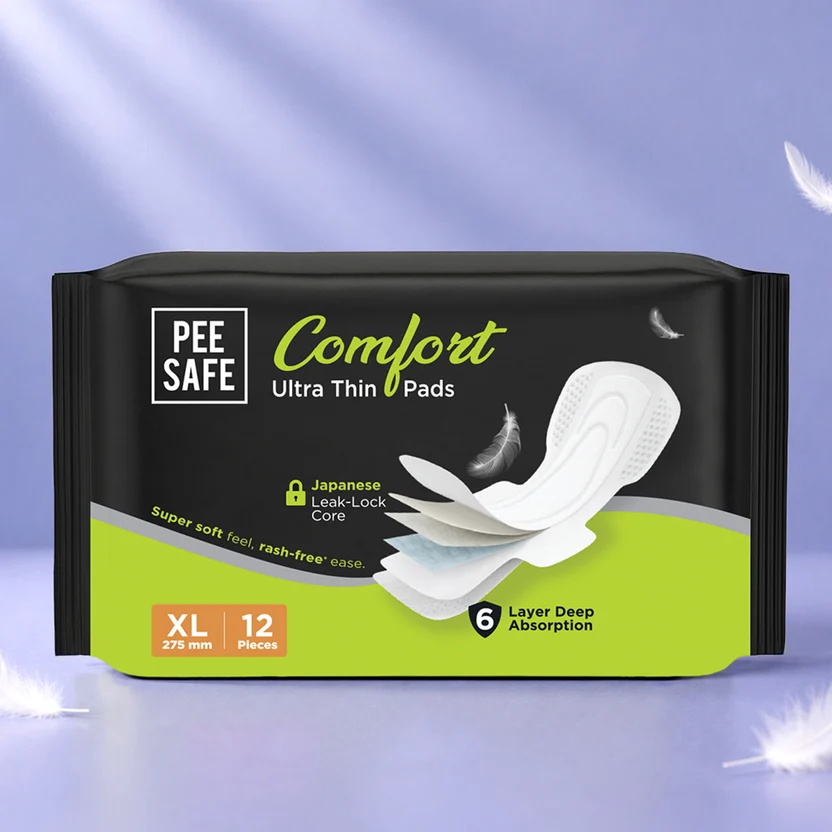 Peesafe Biodegradable Sanitary Pads Ultra Thin