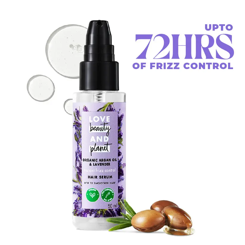 Love Beauty And Planet Argan Oil & Lavender Hair Serum