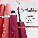 Loreal Paris Cosmetic Infallible Matte Resistance Liquid Lipstick