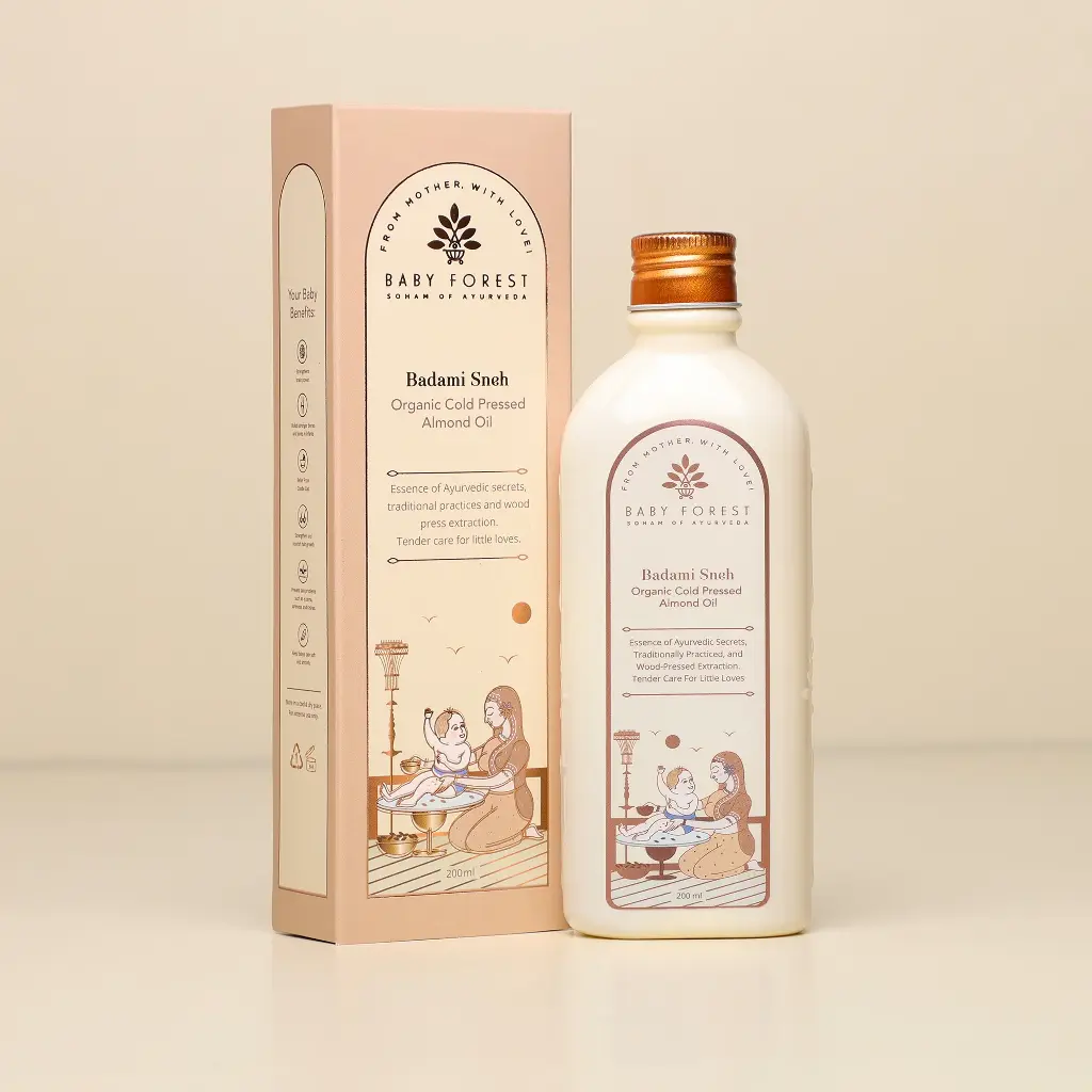 Baby Forest Badami Sneh- Organic Cold Pressed Almond Oil