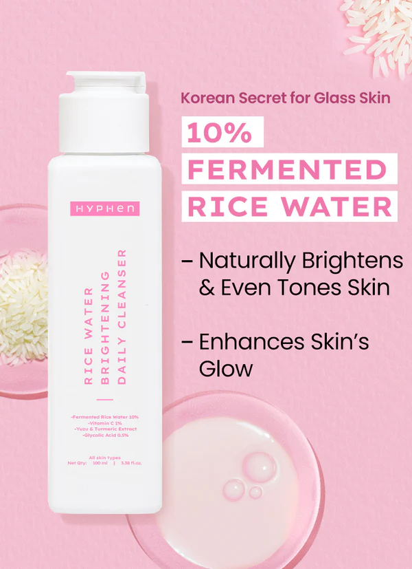 Hyphen Rice Water Cleanser For Brightening