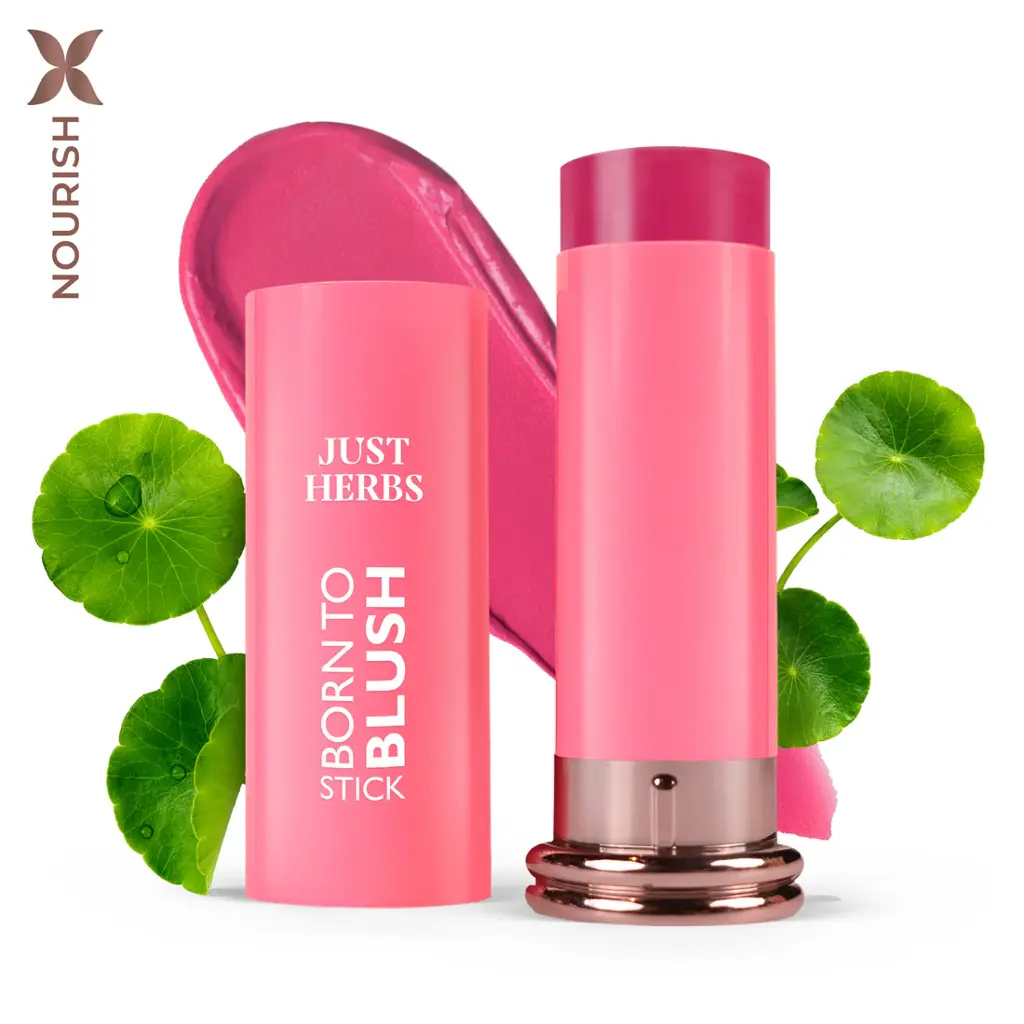 Just Herbs Born To Blush Stick with Shea Butter and Cica