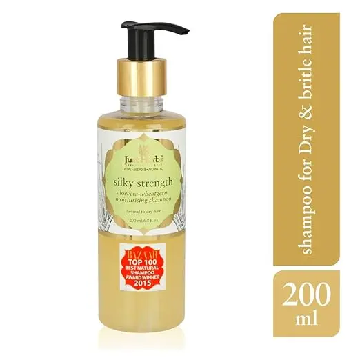 Just Herbs Silky Strength Aloevera Wheatgerm Moisturizing Shampoo