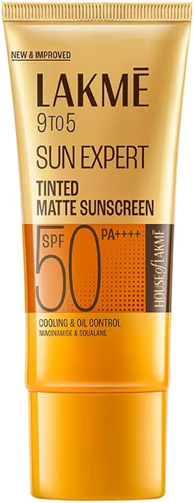 Lakme 9to5 Sun Expert Tinted Matte Sunscreen  SPF50 PA+++ 