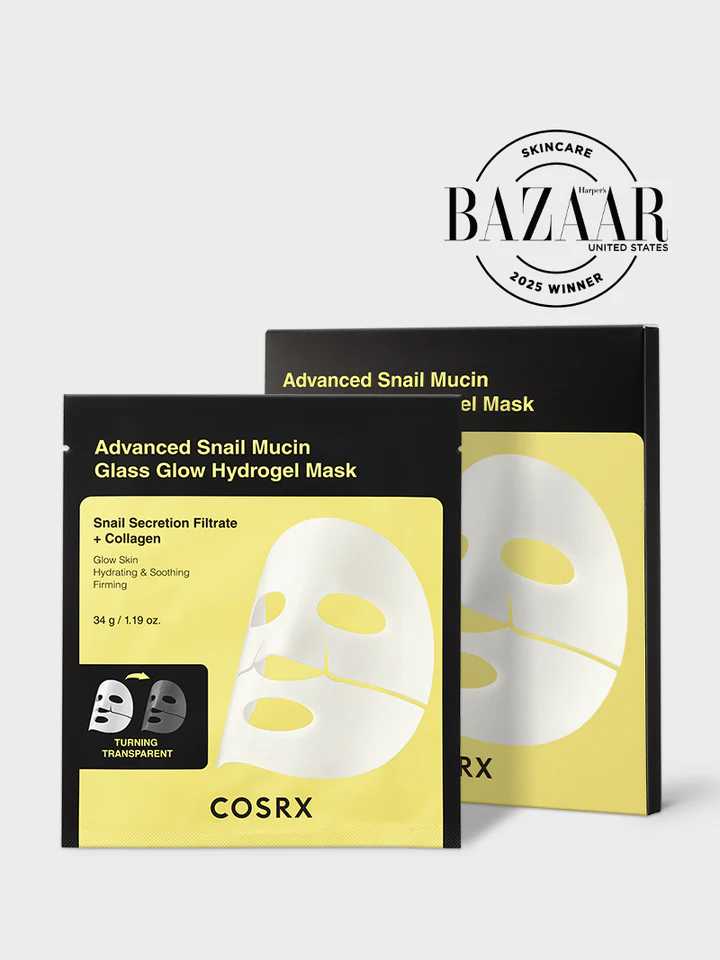 Cosrx Advanced Snail Mucin Glass Glow Hydrogel Mask