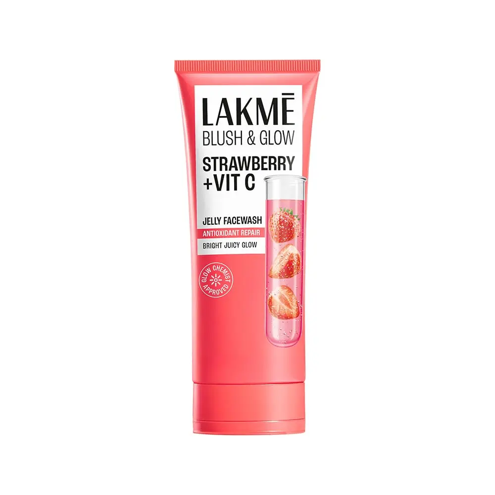 Lakme Blush & Glow Strawberry + Vit C Gel Face Wash