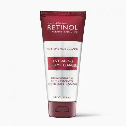 Retinol Vitamin Enriched Anti-Aging Cream Cleanser