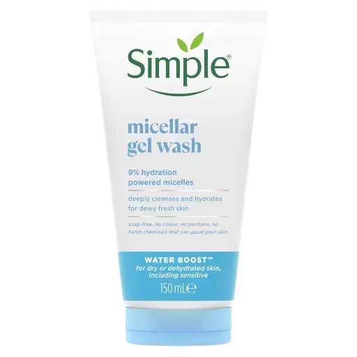 Simple Water Boost Micellar Gel Face Wash 