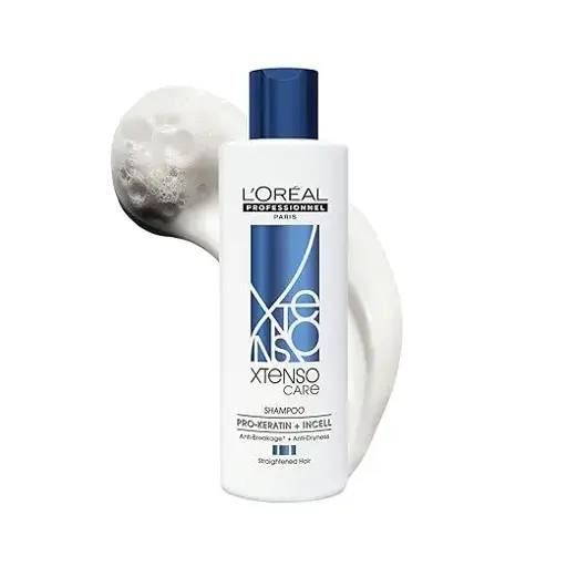 Loreal Professionnel Xtenso Blue Shampoo Pro Keratin+Incell For Straightened Hair