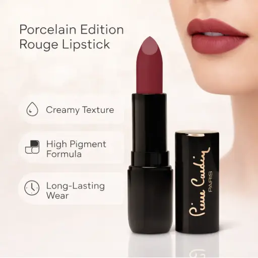 Pierre Cardin Porcelain Matte Edition Rouge Lipstick