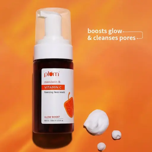Plum Goodness Mandarin & Vitamin C Face Wash 