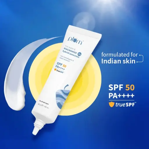 Plum Goodness 2% Rice Water & Niacinamide Hybrid Sunscreen SPF50++++