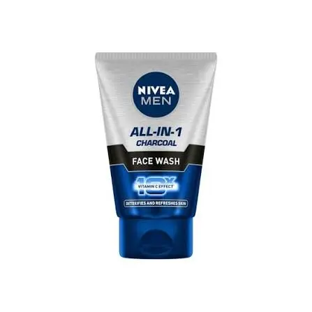 Nivea Men Face Wash All in 1 Charcoal 