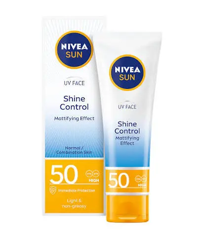 Nivea Sun Uv Face Shine Control