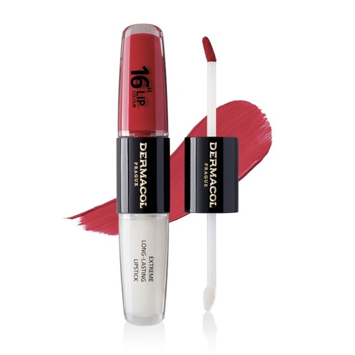 Dermacol 16Hr Lip Colour 2in1 Extreme Long Lasting Lipstick 
