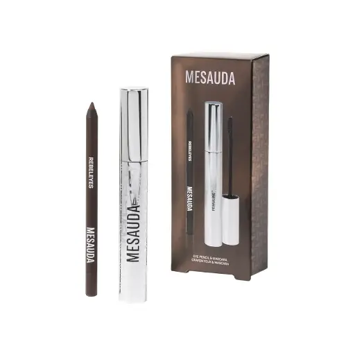 Mesauda Eye Kit with Rebel Eyes Pencil Brown & Femuline Mascara