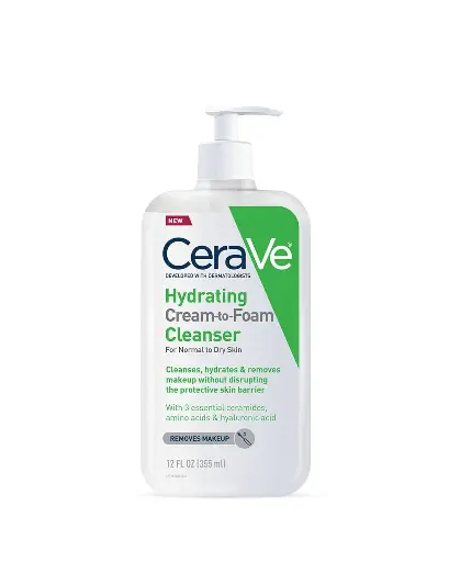 Cerave Hydrating Cream-to-Foam Cleanser
