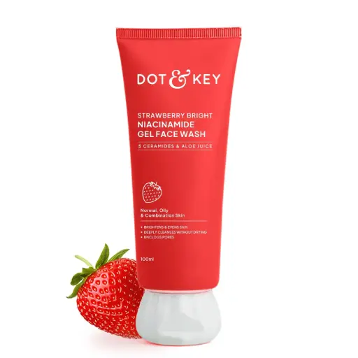 Dot & Key Strawberry Bright Niacinamide Gel Face Wash